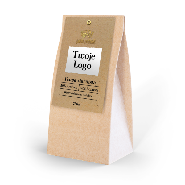 Kawa ziarnista z “LOGO” lub “TEKSTEM” 150g